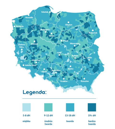 Twarda woda Mapa twardości wody Zadzwoń 532 916 941